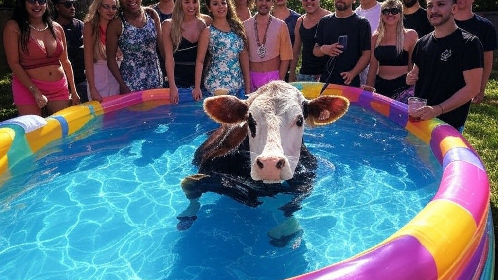 Afoga essa vaca dentro da piscina Afoga essa vaca dentro da piscina